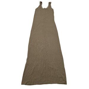 Enza Costa Maxi Tank Dress in Tan
